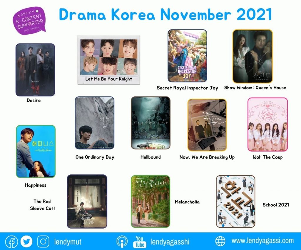 Upcoming List Drama Korea on November 2021