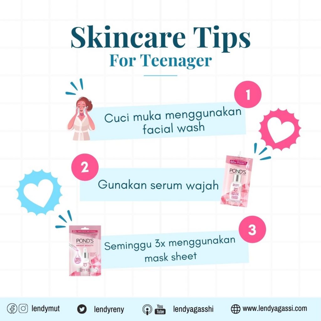 Skin Daily Routine For Teenagers, Perawatan kulit wajah untuk remaja