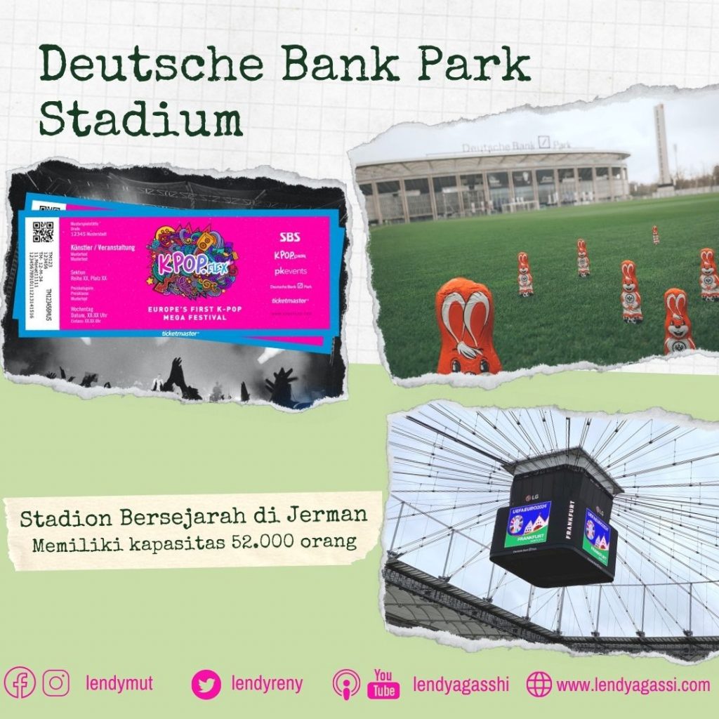 Lokasi Kpop Flex 2022, Deutsche Bank Park, Frankfurt, Jerman