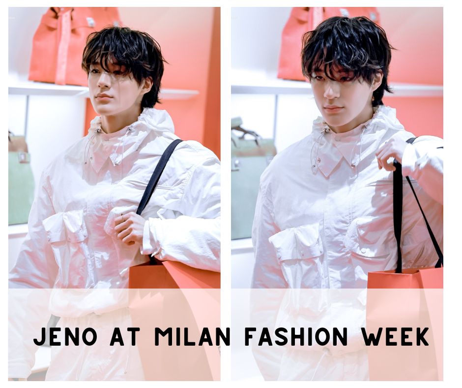 Jeno model at Milan Fashion Week, 25 Februari 2023
