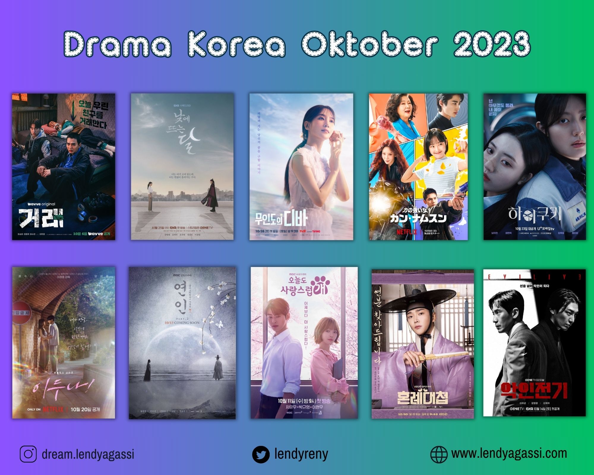 Upcoming Korean Drama on October 2023