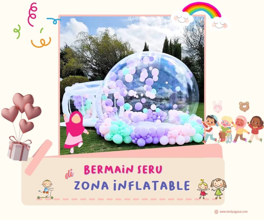 Jasa pembuatan inflatable white bounce house