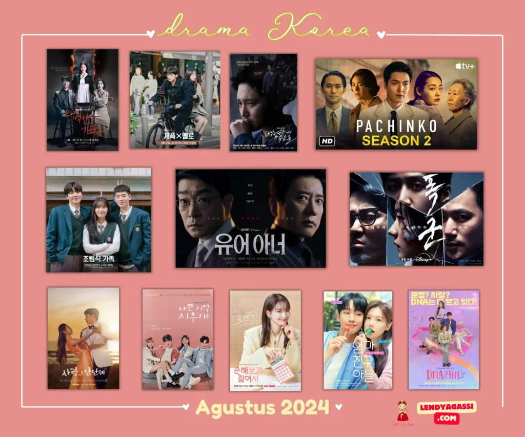 Upcoming Korean Drama in August 2024