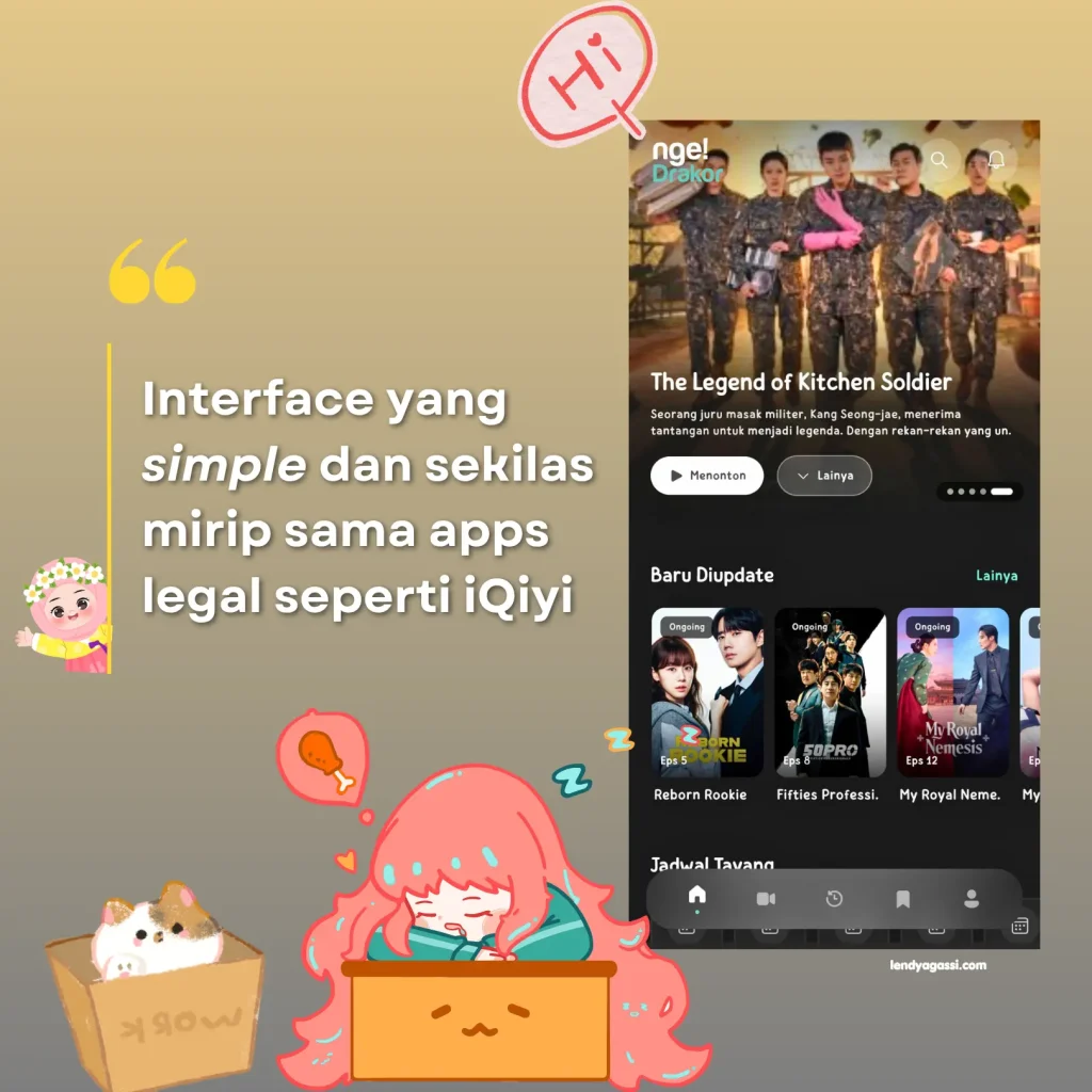 aplikasi nonton drama korea film korea yang tidak perlu bayar dan tanpa iklan