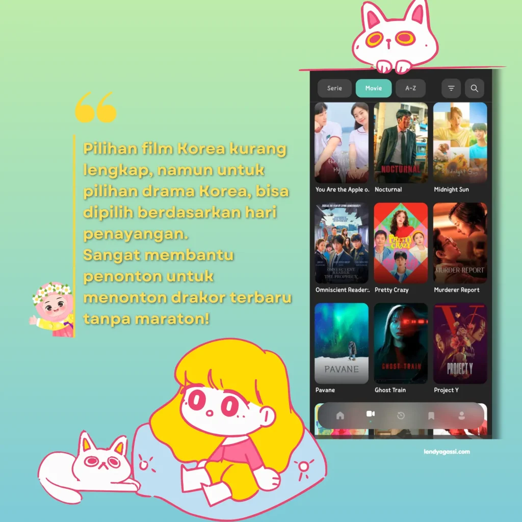kelebihan aplikasi ngeDrakor