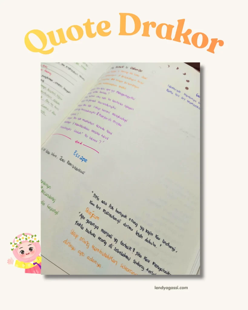 Blog yang rajin menulis quote drakor